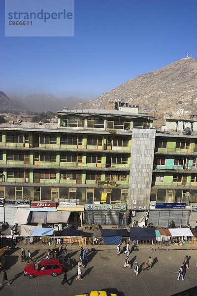 Blick vom Hotel Spinzar  Stadtzentrum  Kabul  Afghanistan  Asien