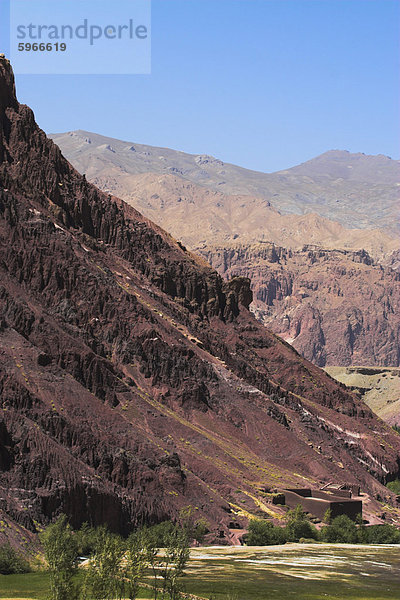 Pai-Mori-Schlucht  zwischen Kabul und Bamiyan (südliche Route)  Bamiyan Provinz  Afghanistan  Asien