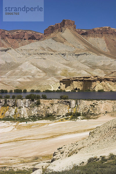 -Band-Zulfiqar der Hauptsee  Band-E-Amir (Bandi-Amir) (Mutter von König) crater Seen  Bamian Provinz  Afghanistan  Asien
