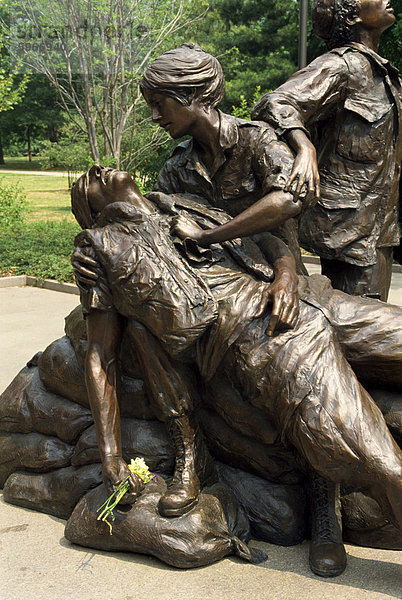 Vietnam-Krieg-Memorial  Washington D.C.  Vereinigte Staaten von Amerika  Nordamerika