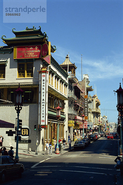 Chinatown  San Francisco  California  Vereinigte Staaten von Amerika  Nordamerika