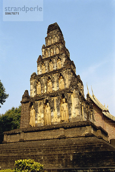 Wat Chamaderi-Tempel  in der Nähe von Chiang Mai  Thailand  Südostasien  Asien