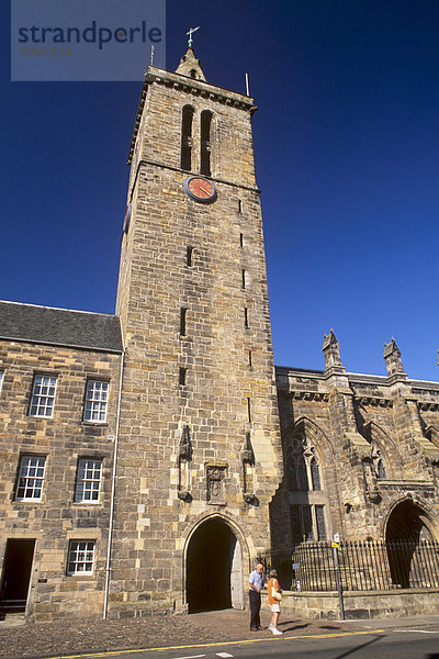 St. Salvator Kapelle und Glockenturm  St. Andrews University  das älteste in Schottland  gegründet 1413  St. Andrews  Fife  Schottland  Vereinigtes Königreich  Europa