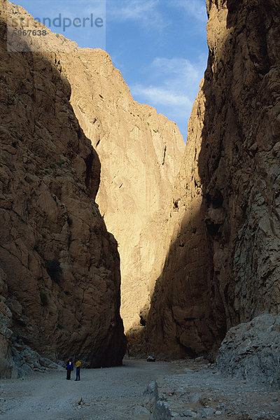 Todra Schlucht bei Tinerhir  Marokko  Nordafrika  Afrika