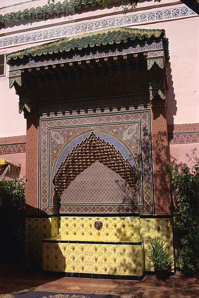 Bahia-Palast  Marrakesch  Marokko  Nordafrika