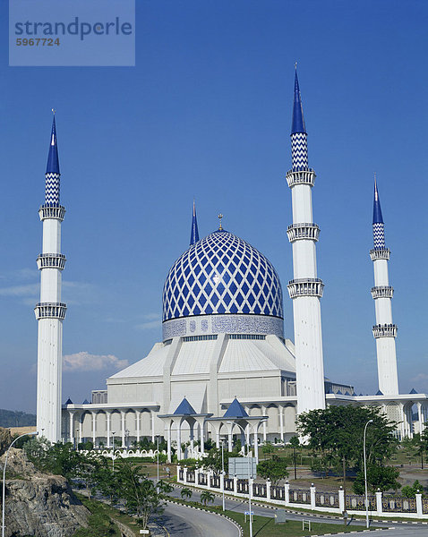 Selangor State Moschee (Sultan Salahuddin Abdul Aziz Shah Moschee)  Shah Alam  Selangor  Malaysia  Asien