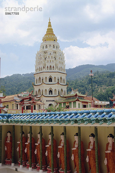 Tempel von 10000 Buddhas  Penang  Malaysia  Südostasien  Asien