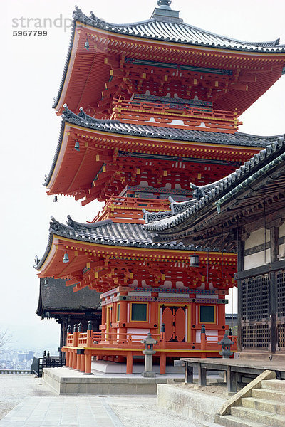 Kiyomizu Tempel  Kyoto  Japan  Asien