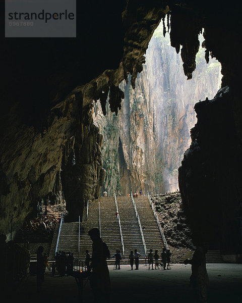 Batu-Höhlen  in der Nähe von Kuala Lumpur  Malaysia  Südostasien  Asien