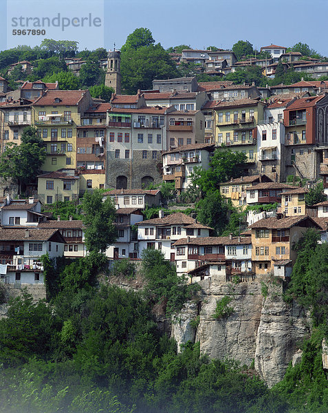 Europa Gebäude Hügel Stadt Bulgarien