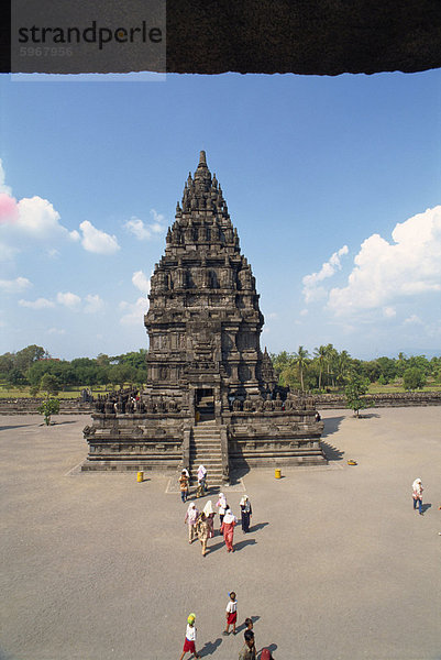 Hinduistische Tempel Prambanan  UNESCO Weltkulturerbe  Java  Indonesien  Südostasien  Asien