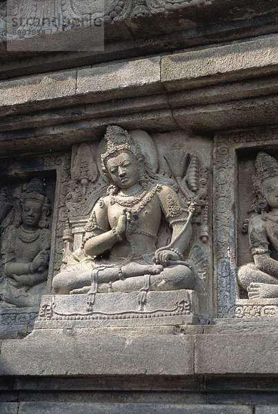 Hinduistische Tempel Prambanan  UNESCO Weltkulturerbe  Java  Indonesien  Südostasien  Asien
