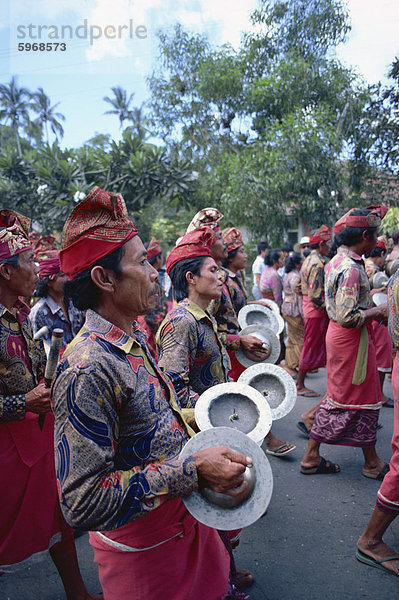 Beerdigung Prozession  Bali  Indonesien  Südostasien  Asien