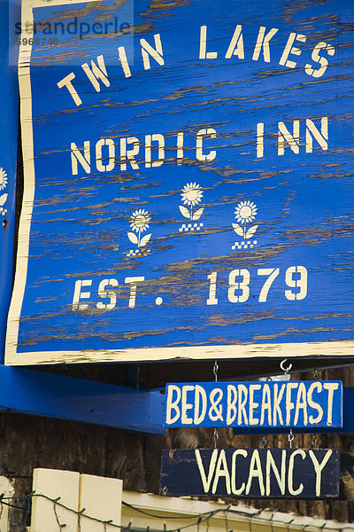 Historische Nordic Inn bei Twin Lakes Village  Sawatch Range  Colorado  Vereinigte Staaten von Amerika  Nordamerika