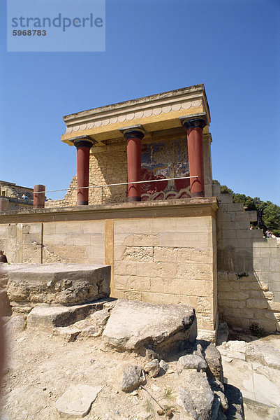 Palast des König Minos  Knossos  Kreta  griechische Inseln  Griechenland  Europa