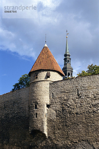 Die Altstadt  Tallinn  UNESCO World Heritage Site  Estland  Baltikum  Europa