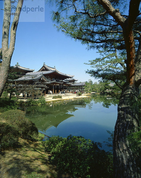 Byodin-Tempel  in der Nähe von Kyoto  Japan  Asien