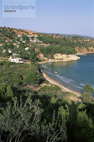 Alonnisos  eine kleine griechische Insel in der Nähe von Skiathos  Griechenland  Europa