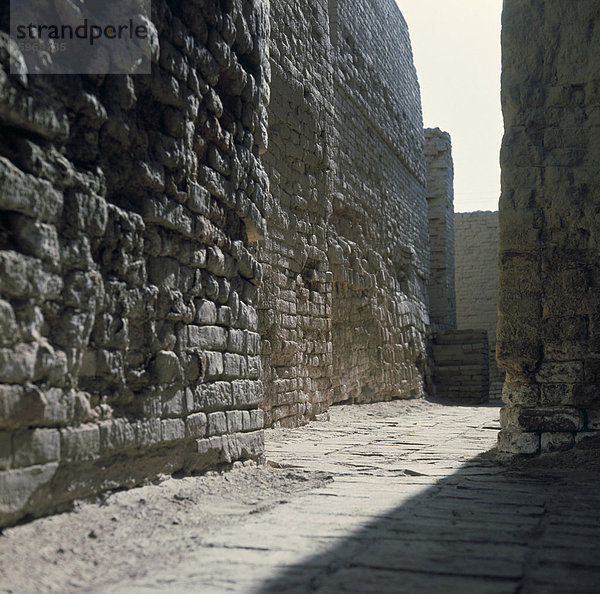 Bleibt der Indus-Kultur  archäologische Stätte von Mohenjo-Daro  UNESCO Weltkulturerbe  Pakistan  Asien