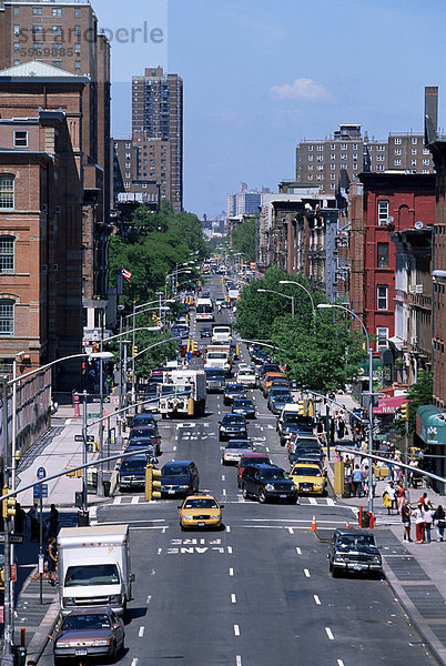 Gebucht-Verkehr  Upper East Side  Manhattan  New York  New York State  Vereinigten Staaten von Amerika  Nordamerika