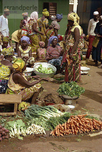 Markt-Szene  Niamey  Niger  Afrika