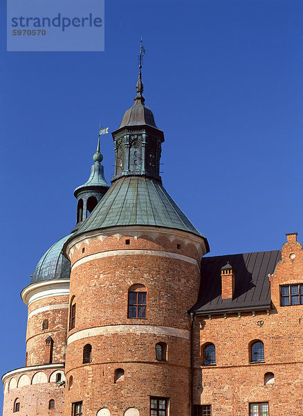 Schloss Gripsholm  in der Nähe von Mariefred  Mälarsee  Schweden  Skandinavien  Europa