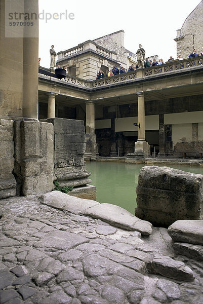 Die römischen Bäder  Bad  UNESCO Weltkulturerbe  Avon  England  Vereinigtes Königreich  Europa