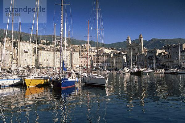 Hafen Bastia  Korsika  Frankreich  Mediterranean  Europa