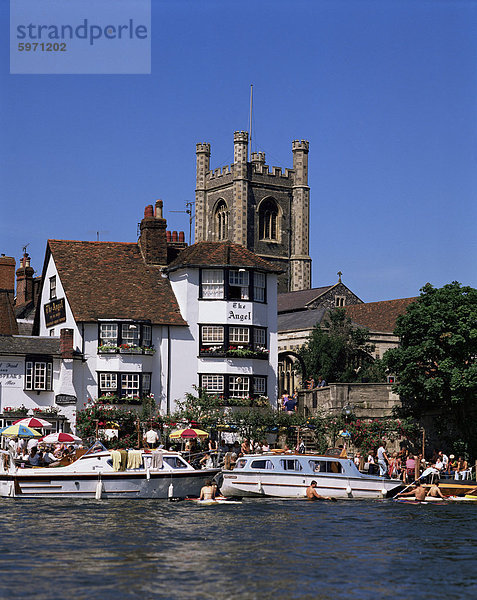 Themse  Henley-on-Thames  Oxfordshire  England  Vereinigtes Königreich  Europa