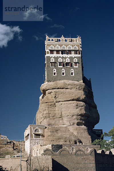 Dar al Hadja Palace  Wadi Dhar  Jemen  Naher Osten