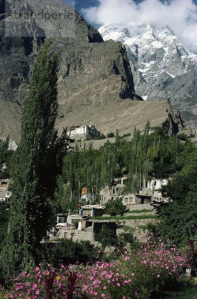 Das Dorf Baltit in Hunza  Pakistan  Asien