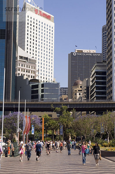 Kreisförmige Quay  Sydney  New-South.Wales  Australien  Pazifik