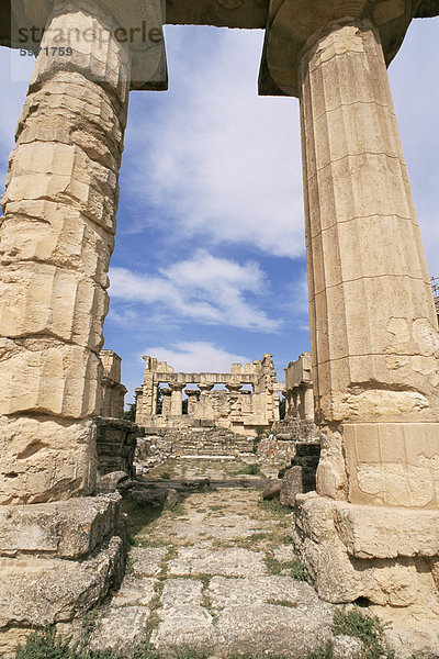 Zeus-Tempel  Cyrene  UNESCO Weltkulturerbe  Cyrenaica  Libyen  Nordafrika  Afrika