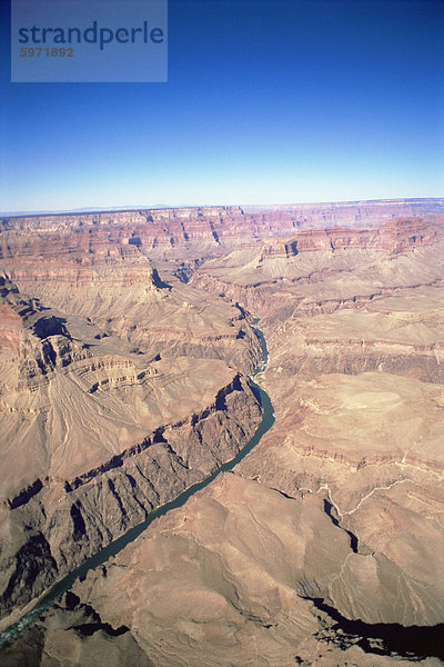 Grand Canyon  von Hubschrauber  UNESCO World Heritage Site  Arizona  Vereinigte Staaten  Nordamerika