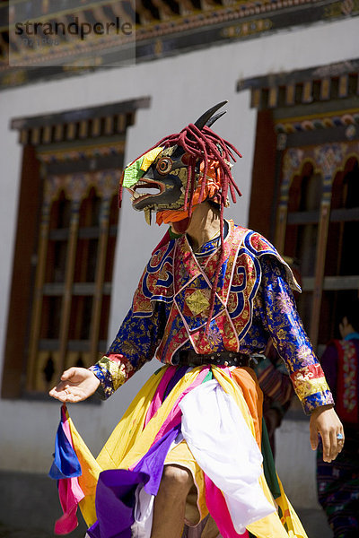 Buddhistische Festival (Tsechu)  Haa-Tal  Bhutan  Asien
