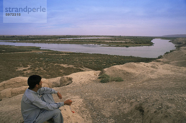 Tigris Fluß  der Irak  Naher Osten