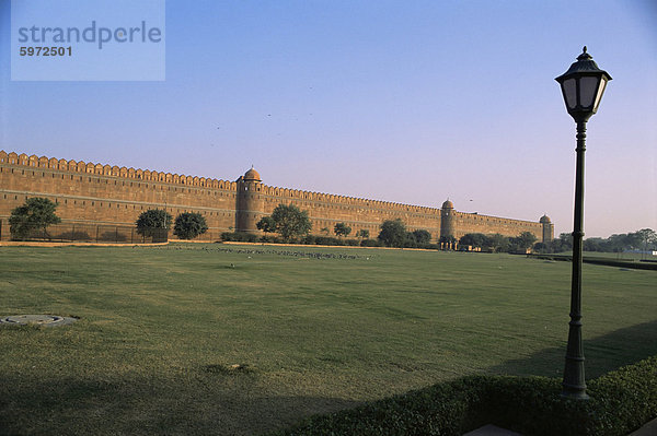 Das Rote Fort  Delhi  Indien  Asien