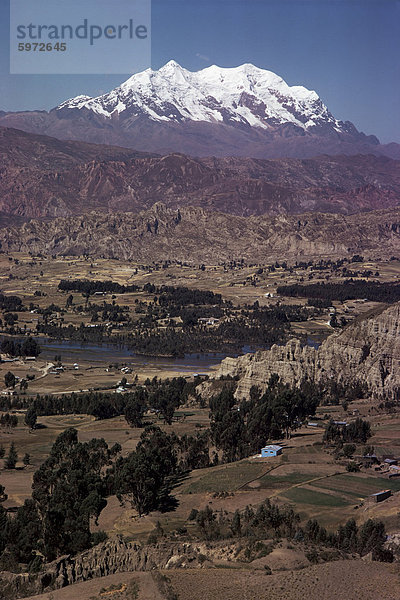 Illimani  21184 ft  in der Nähe von La Paz  Bolivien  Südamerika