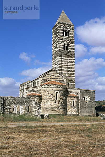 Santissima Trinita di Saccargia  Logudoro Region  Sardinien  Italien  Europa