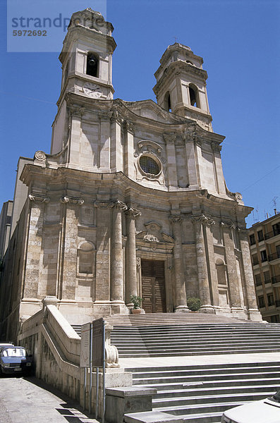 Sant ' barocke Kirche von Anna  Cagliari  Sardinien  Italien  Europa