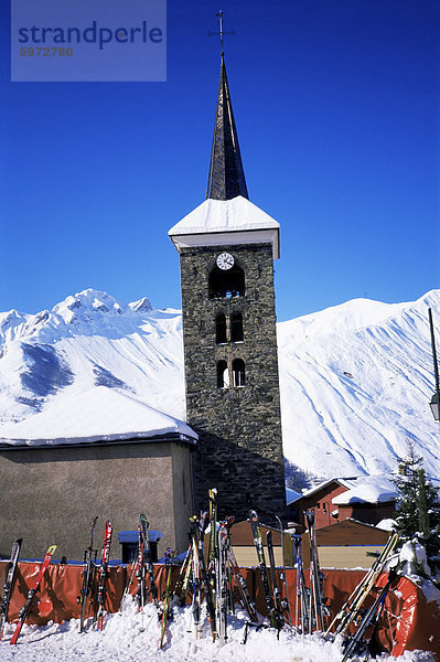 St. Martin de Belleville  Haute-Savoie  französische Alpen  Frankreich  Europa