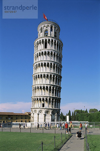 Schiefen Turm  UNESCO-Weltkulturerbe  Pisa  Toskana  Italien  Europa