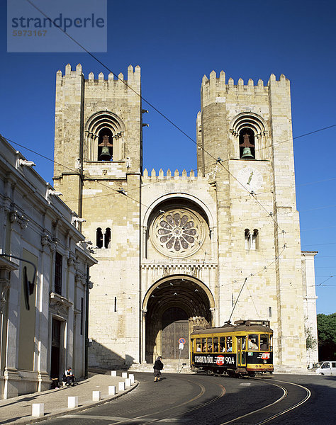 Die Romanik Se (Kathedrale)  Lissabon  Portugal  Europa