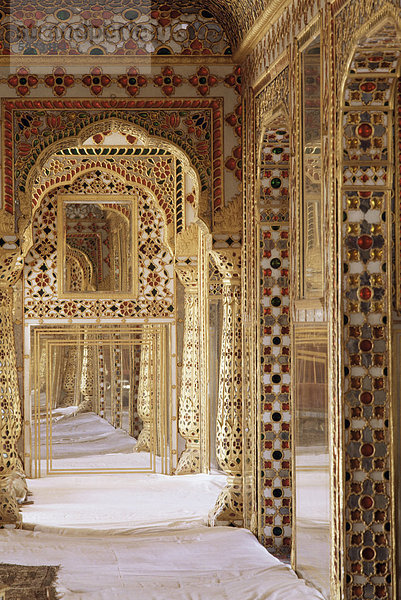 Zustand den Zuschauerraum  der Stadtpalast  Jaipur  Rajasthan  Indien  Asien
