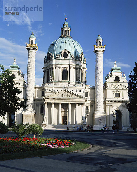 St. Charles Borromeo Kirche  Wien  Österreich  Europa