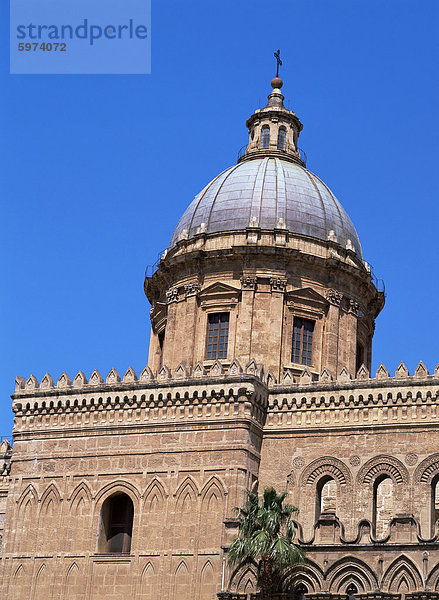 Die Kathedrale von Palermo  Sizilien  Italien  Europa