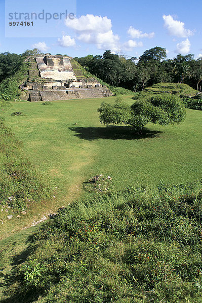 Tempel der Freimaurer Altäre  Altun Ha  Belize  Mittelamerika