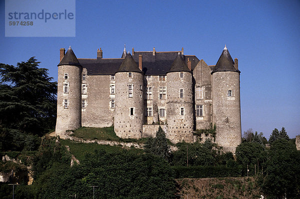 Burg in Luynes  UNESCO-Weltkulturerbe  Indre-et-Loire  Centre  Frankreich  Europa