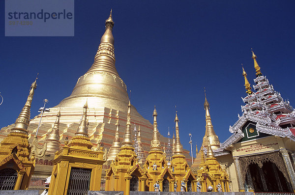 Shwedagon Pagode  Yangon (Rangoon)  Myanmar (Birma)  Asien