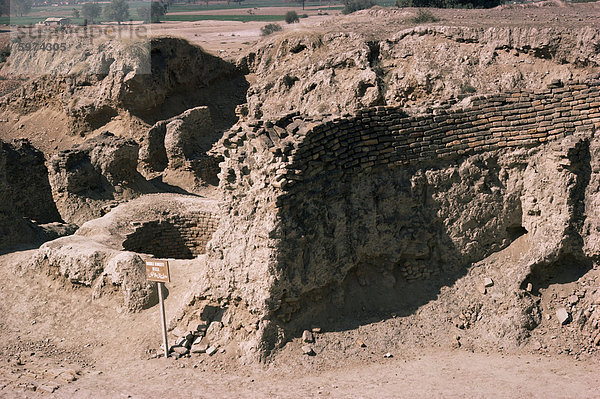 Die archäologische Stätte  datierend zwischen 3000 und 1700 BC  Harappa  Indus-Tal Zivilisation  Pakistan  Asien
